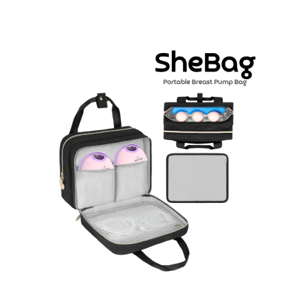 Shebag Portable Breast Pump Bag with cooler