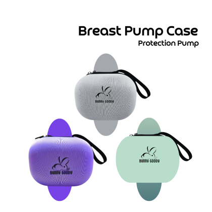 Breast Pump Case Grey Protection Pump Case